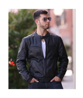 Clark Mens leather Jacket Pour