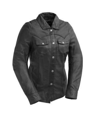 Onyx Women's Leather Motorcycle Shirt en ligne