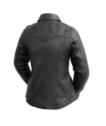 Onyx Women's Leather Motorcycle Shirt en ligne