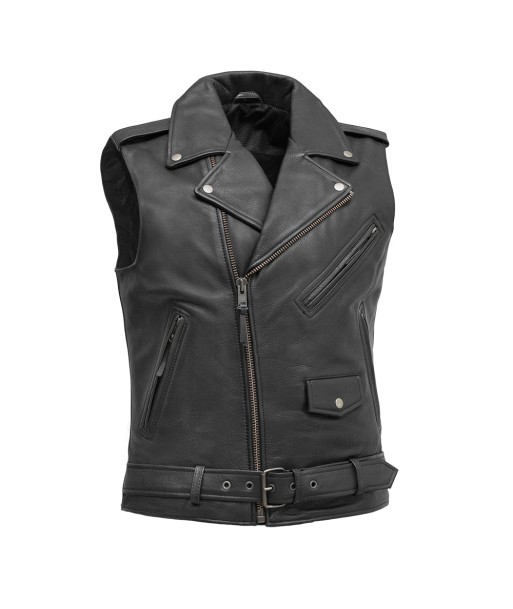 Rockin - Men's Motorcycle Leather Vest de votre