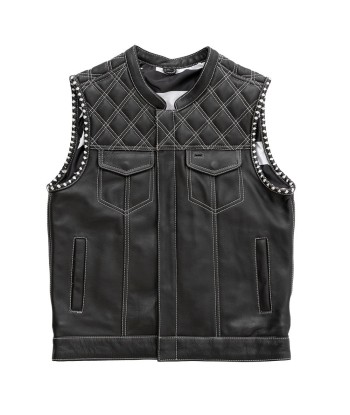 Burton - Men's Club Style Leather Vest - Limited Edition de technologie