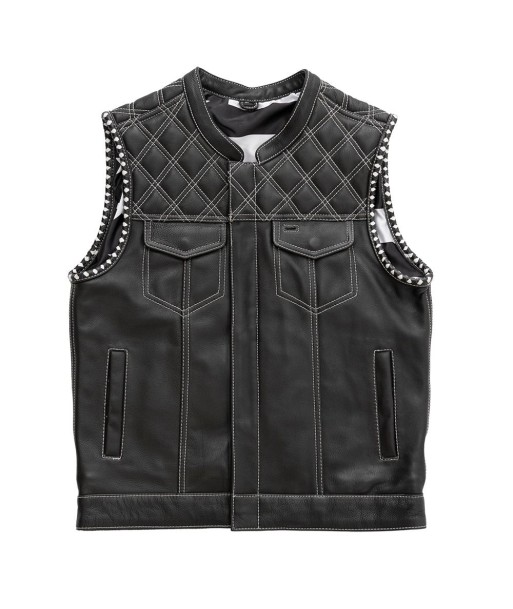 Burton - Men's Club Style Leather Vest - Limited Edition de technologie