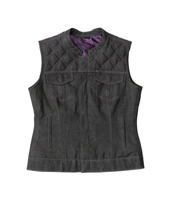 Eclipse Women's Club Style Denim Vest - Limited Edition online