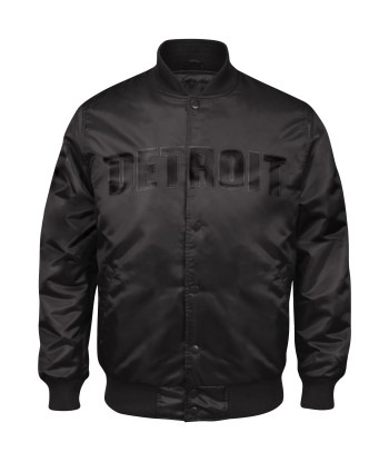 Starter Detroit Pistons Patent Leather Nylon Jacket le concept de la Pate a emporter 