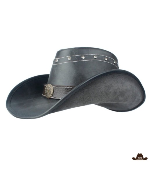 Chapeau en Cuir Cowboy Western des créatures d'habitude