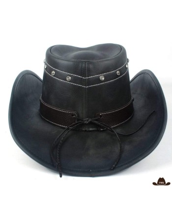 Chapeau en Cuir Cowboy Western des créatures d'habitude