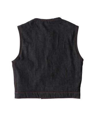 Ember Men's Motorcycle Denim Vest vous aussi creer 