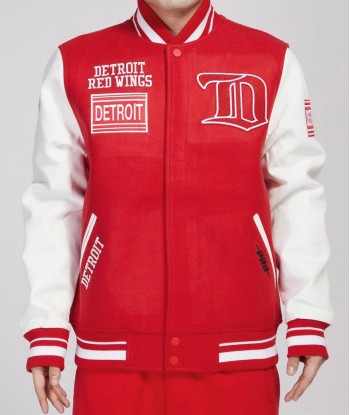 Pro Standard Red Wings Varsity Jacket - Red and White 50% de réduction en Octobre 2024