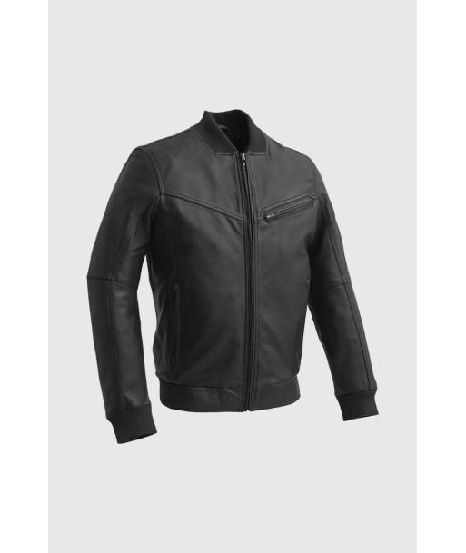 Aviator Mens Bomber Leather Jacket Venez acheter