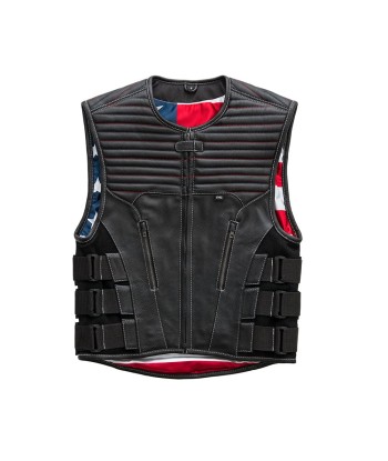 Anthem Men's Swat Style Leather Motorcycle Vest - Limited Edition suggérées chez