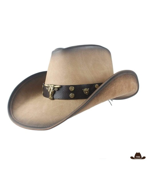 Chapeau de Western Cuir Homme basket pas cher