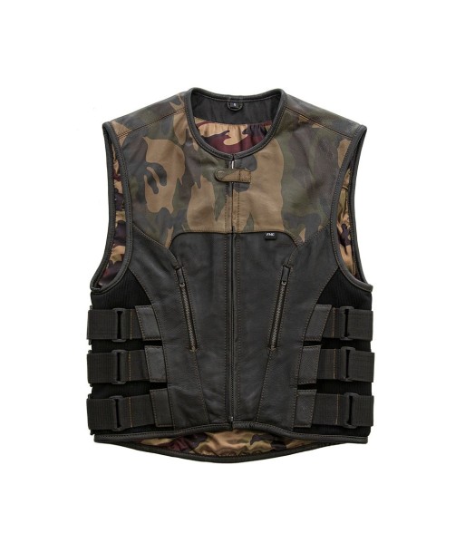 Predator - Men's Swat Style Leather Motorcycle Vest - Limited Edition hantent personnes