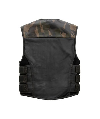 Predator - Men's Swat Style Leather Motorcycle Vest - Limited Edition hantent personnes