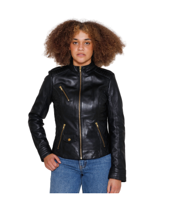 Madelin Womens Fashion Leather Jacket de technologie