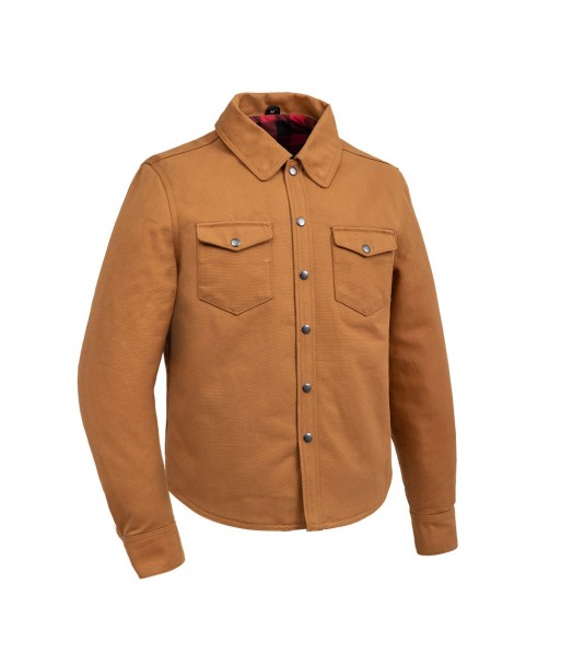 Brawn Men's Motorcycle Canvas Shirt français