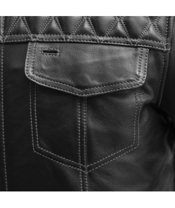 Cinder Men's Cafe Style Leather Jacket shop