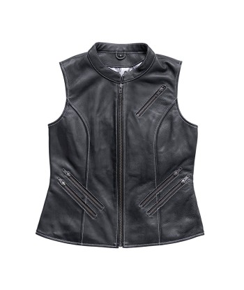 Quinn Women's Club Style Leather Vest - Limited Edition Comparez plus de prix