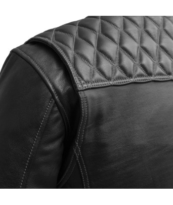 Cinder Men's Cafe Style Leather Jacket shop