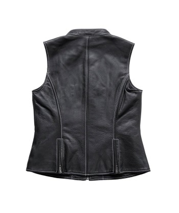 Quinn Women's Club Style Leather Vest - Limited Edition Comparez plus de prix