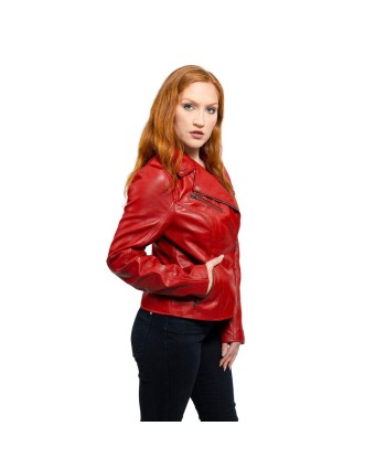 Abigail Women's Vintage Moto Leather Jacket votre