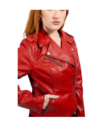 Abigail Women's Vintage Moto Leather Jacket votre