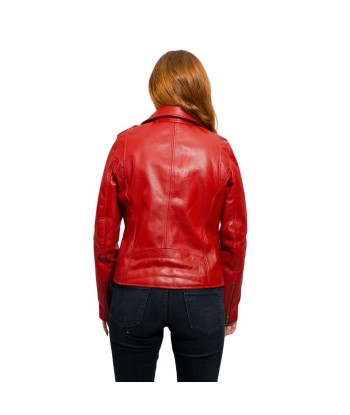 Abigail Women's Vintage Moto Leather Jacket votre