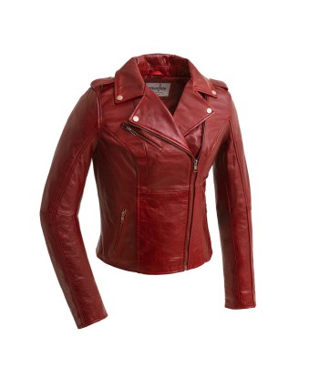 Abigail Women's Vintage Moto Leather Jacket votre