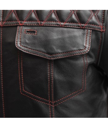 Cinder Men's Cafe Style Leather Jacket shop