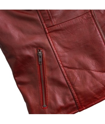 Abigail Women's Vintage Moto Leather Jacket votre