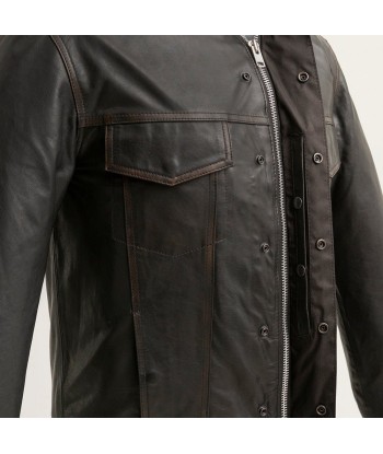 Maduro - Men's Motorcycle Leather Shirt acheter en ligne