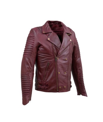 Brooklyn Mens Lambskin Leather Jacket des créatures d'habitude