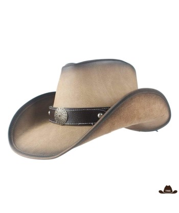 Chapeau Western Cuir Vieilli de la marque