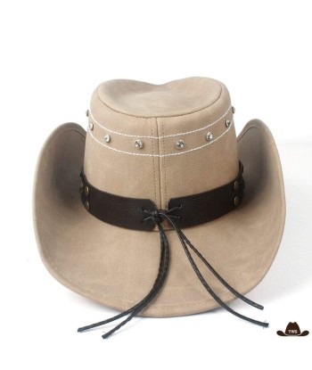 Chapeau en Cuir Comanchero Style Western à prix réduit toute l'année