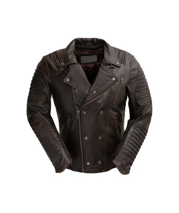 Brooklyn Mens Lambskin Leather Jacket des créatures d'habitude