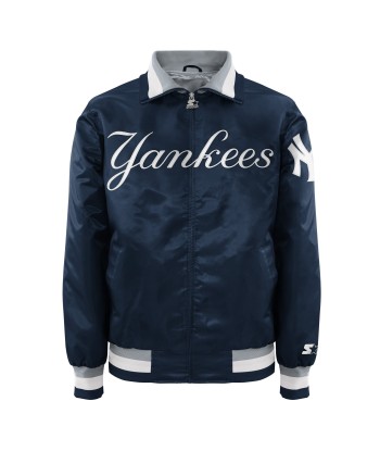 Starter New York Yankees Navy Satin Zip Jacket vente chaude votre 