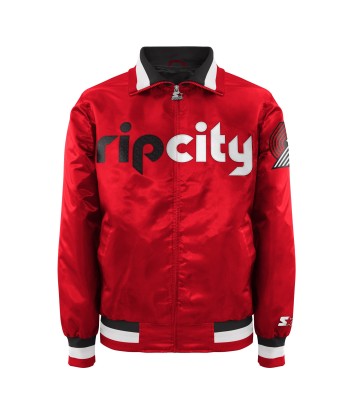 Starter Portland Trail Blazers Rip City Red Satin Zip Jacket s'inspire de l'anatomie humaine