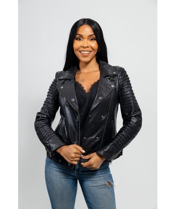 Queens Fashion Lambskin Leather Jacket Economisez 