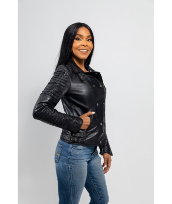 Queens Fashion Lambskin Leather Jacket Economisez 