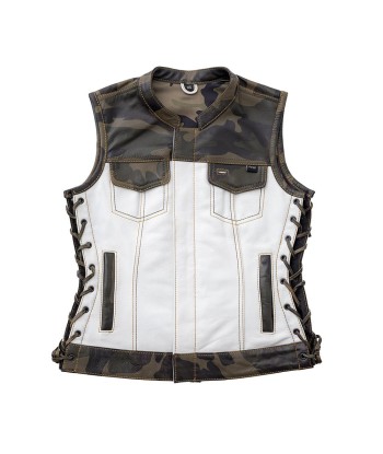 Scout - Women's Club Style Motorcycle Leather Vest (Limited Edition) acheter