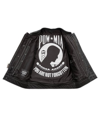 POW - Men's Leather Motorcycle Vest - Limited Edition sélection de produits