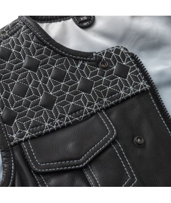 Angelite Women's Motorcycle Leather Vest - Limited Edition en ligne des produits 