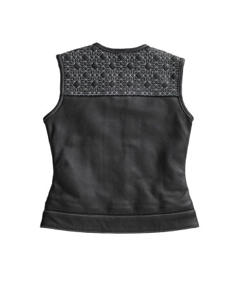 Angelite Women's Motorcycle Leather Vest - Limited Edition en ligne des produits 