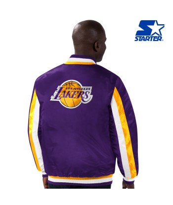 Starter Los Angeles Lakers Stripe Jacket outlet