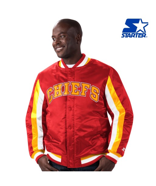 Starter Kansas City Chiefs Stripe Jacket des créatures d'habitude