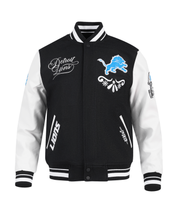 Pro Standard Detroit Lions Skull Varsity Jacket paiement sécurisé