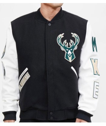 Pro Standard Milwaukee Bucks Varsity Jacket Faites des économies