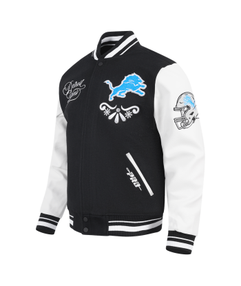 Pro Standard Detroit Lions Skull Varsity Jacket paiement sécurisé