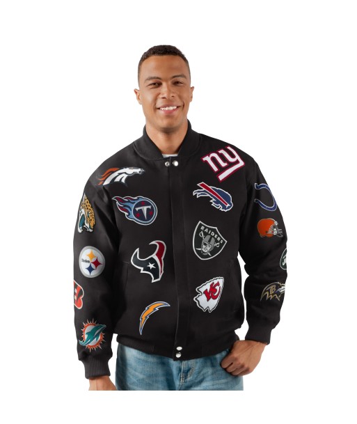 Carl Banks NFL Twill Collage Jacket de la marque