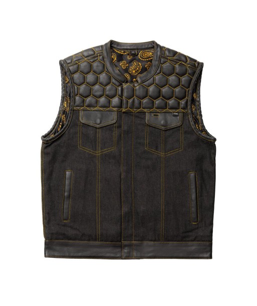 Hornet - Men's Denim Motorcycle Vest - Limited Edition de France