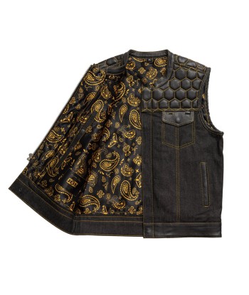 Hornet - Men's Denim Motorcycle Vest - Limited Edition de France